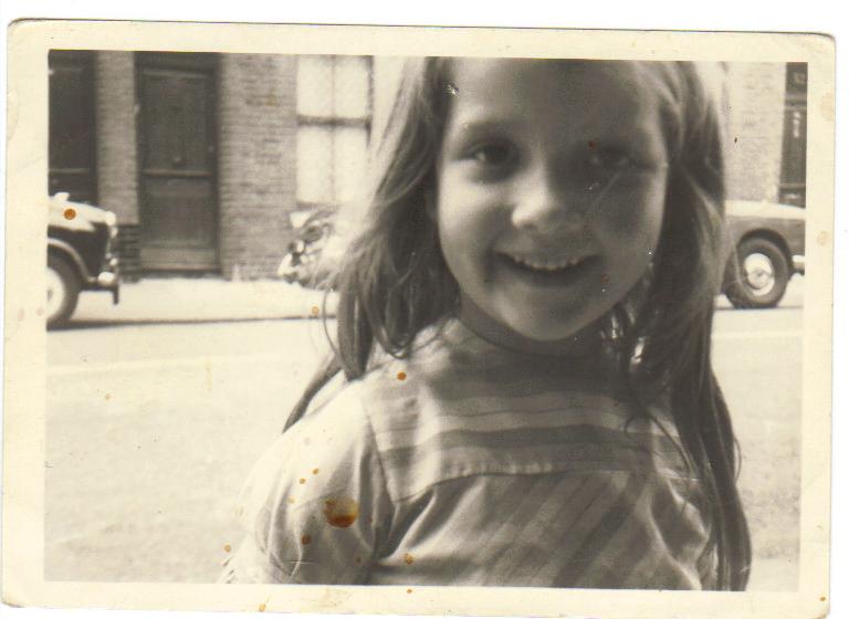 Jacqui Dillon aged five